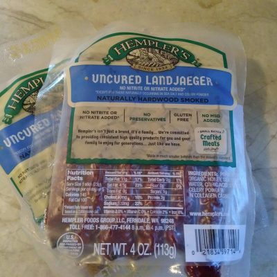 Hempler's Uncured Landjaeger Sticks 1 case (12ct)